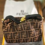 Fendi Zucca FF Monogram Hobo Bag – Brown